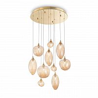 подвесная люстра ideal lux baco sp10 ottone в Дзержинске