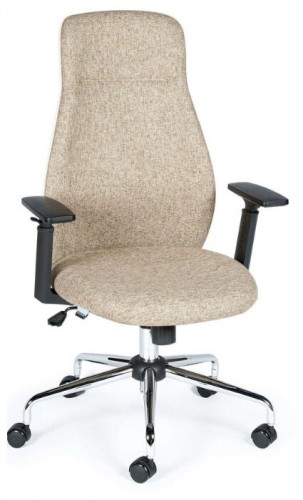 кресло для руководителя norden chairs милан, обивка: текстиль, цвет: ткань светло-бежевая в Дзержинске