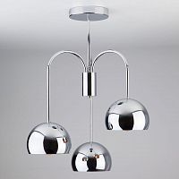 подвесная люстра eurosvet solario 70067/3 хром в Дзержинске