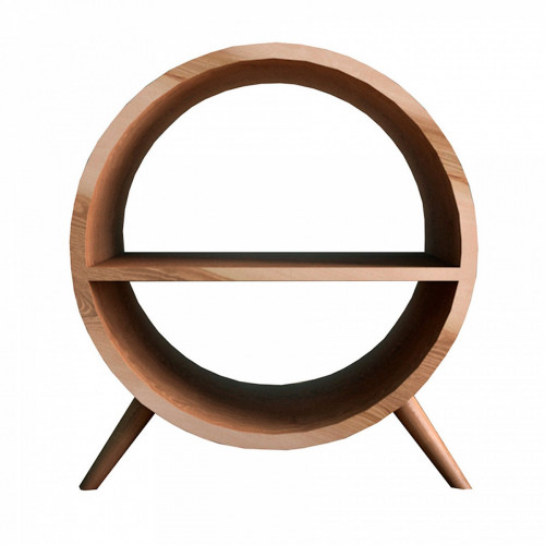 тумба ellipse круглая с полкой орех в Дзержинске