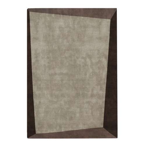 ковер dipped frame dark bege 240x340 бежевый в Дзержинске
