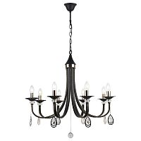 подвесная люстра arte lamp dallas a8540lm-8bk черная в Дзержинске