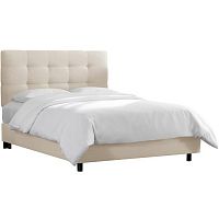 кровать двуспальная 180х200 белая alice tufted talc в Дзержинске