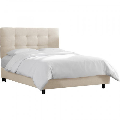 кровать двуспальная 180х200 белая alice tufted talc в Дзержинске