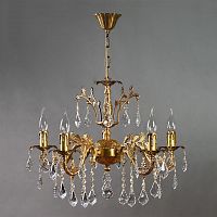 подвесная люстра ambiente granada 2118/5 ab leaf crystal в Дзержинске