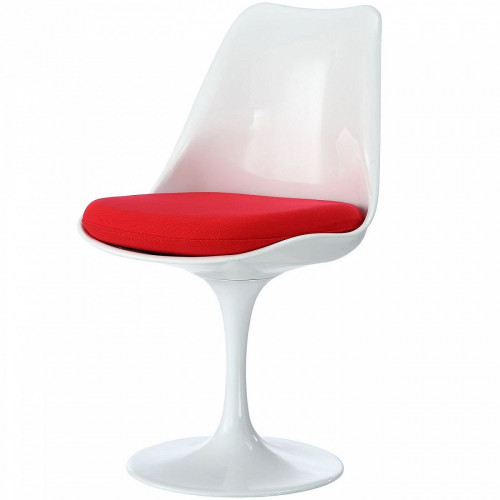 стул eero saarinen style tulip chair красная подушка в Дзержинске
