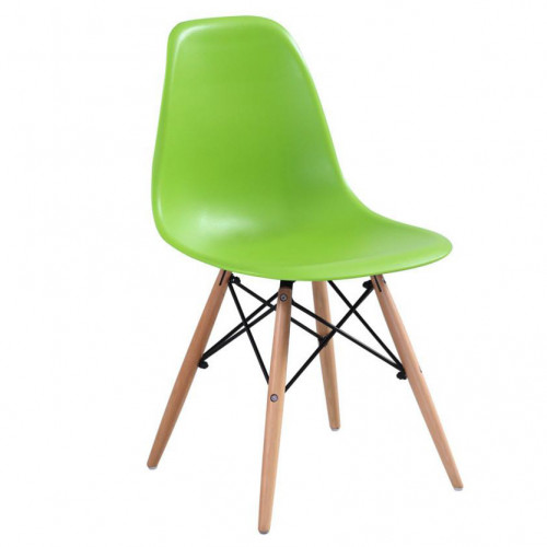 стул деревянный pc-015 зеленый (eames style) в Дзержинске