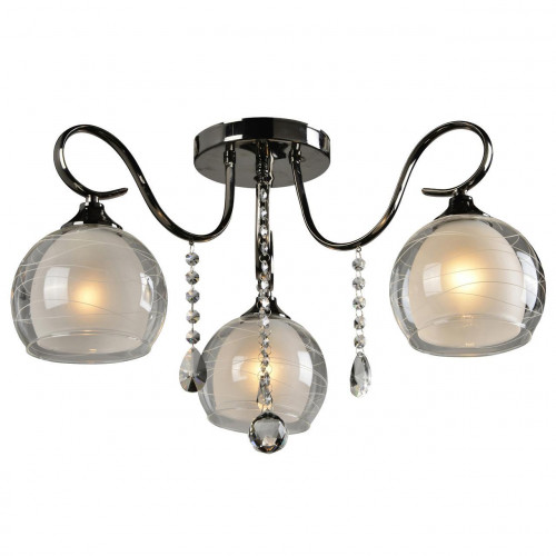 потолочная люстра idlamp merinella 877/3pf-darkchrome в Дзержинске