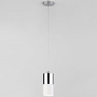 подвесной светильник eurosvet mini topper 50146/1 хром/белый в Дзержинске