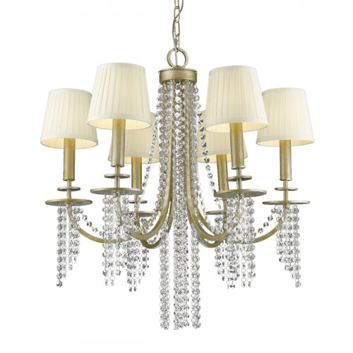 люстра p68058-6b от delight collection золото/бежевая в Дзержинске