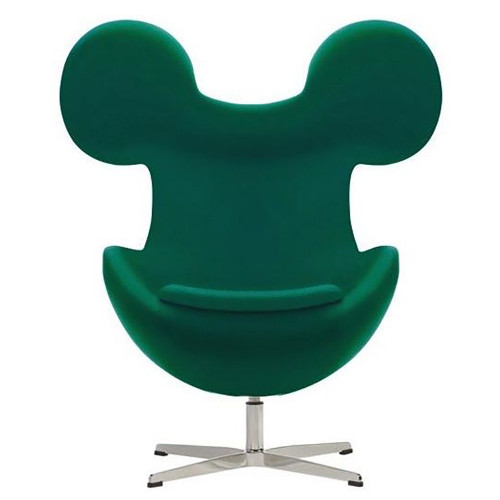 кресло egg mickey зеленое в Дзержинске