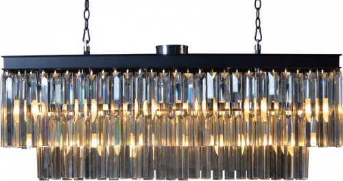 люстра odeon l110 black&glass чёрная, прозрачная в Дзержинске