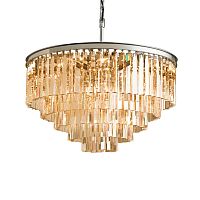 подвесной светильник odeon 10a chrome/amber от delight collection хром/янтарная в Дзержинске