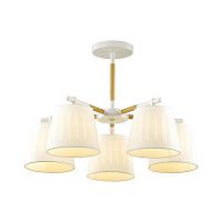 потолочная люстра odeon light nicola 4111/5 белый в Дзержинске