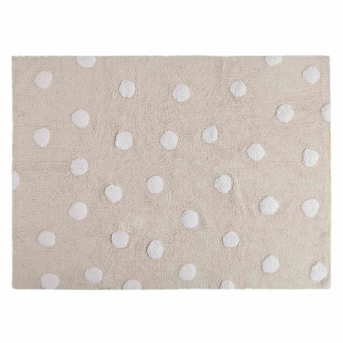 ковер polka dots бежевый-белый в Дзержинске