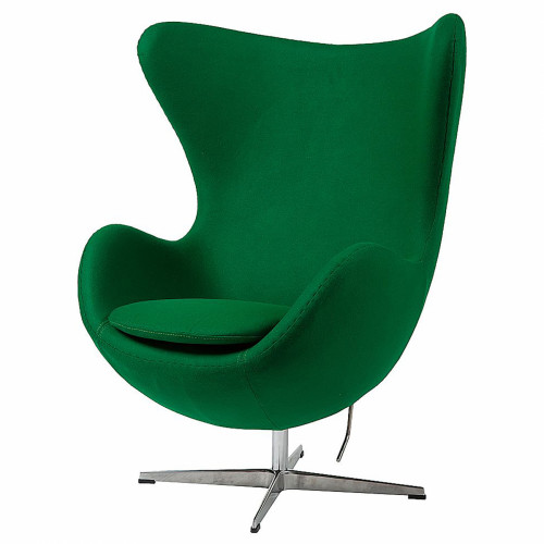 кресло egg chair кашемир зеленое в Дзержинске