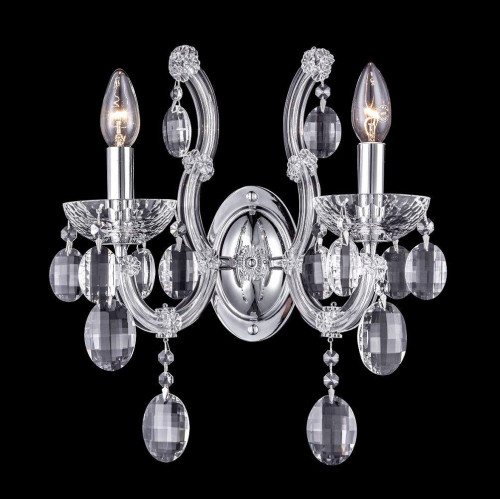 бра crystal lux hollywood ap2 chrome в Дзержинске